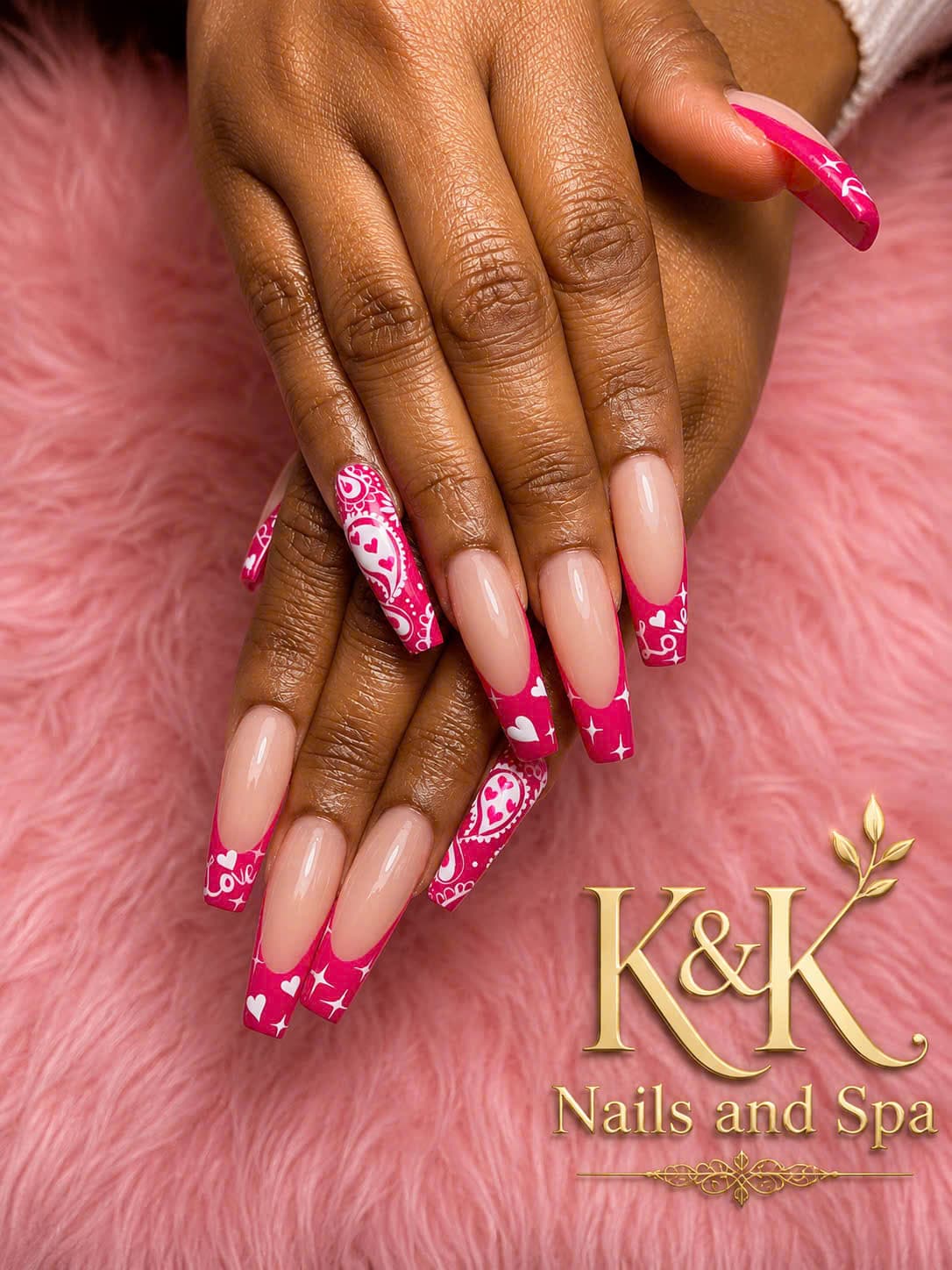 Fresh salon manicure result